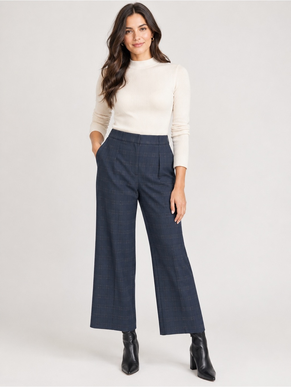 NWT Zac & Rachel The Ultimate Fit Black Red Box Plaid Pants XL